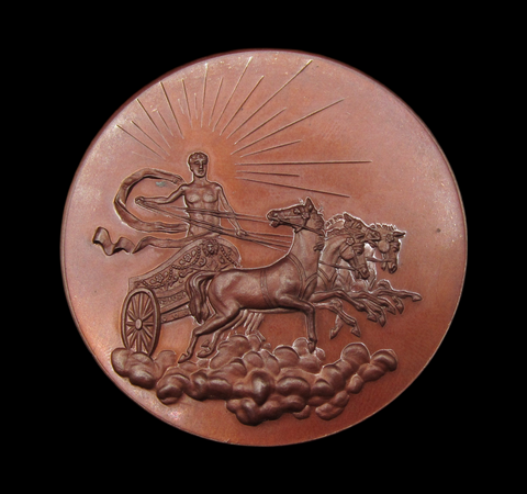 1927-1928 Leeds Photographic Society 52mm Medal - Cased