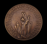 Germany 1935 Saar Plebiscite 115mm Medal - By Goetz