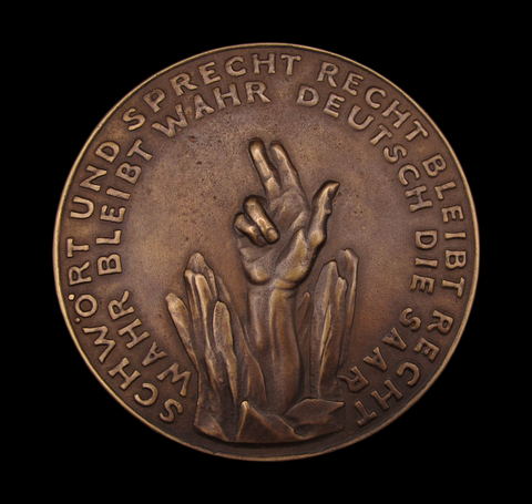Germany 1935 Saar Plebiscite 115mm Medal - By Goetz