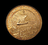 1911 George V Coronation 38mm Gilt Medal - By Owen