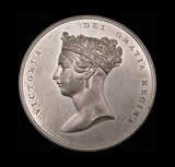 1837 Victoria Visit To The City Of London 61mm Medal By Barber - Cased