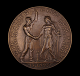 Germany 1935 Saar Plebiscite 115mm Medal - By Goetz