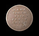 Ireland 1806/5 George III Five Pence Bank Token - NVF