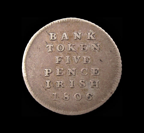 Ireland 1806/5 George III Five Pence Bank Token - NVF