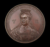 1881 Anniversary Of The Volunteer Movement 64mm Bronze Medal
