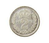 George VI 1937 Maundy Twopence - A/UNC