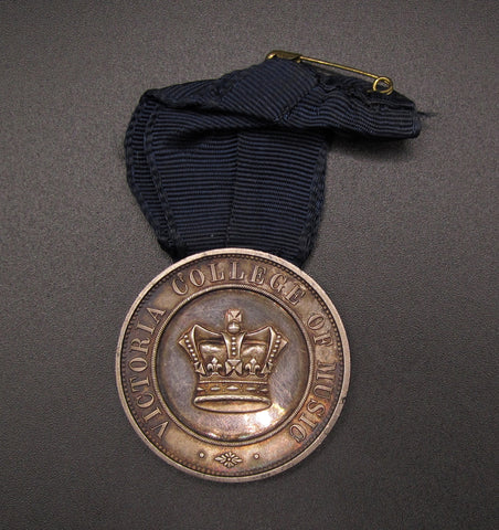 1933 Victoria College Of Music 38mm Silver Medal
