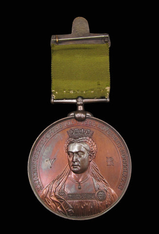 1881 Anniversary Of The Volunteer Movement 64mm Bronze Medal - Named