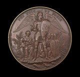 1881 Anniversary Of The Volunteer Movement 64mm Bronze Medal