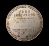 1928 & 1936 Hampshire Agricultural Education Committee 45mm Silver Medals