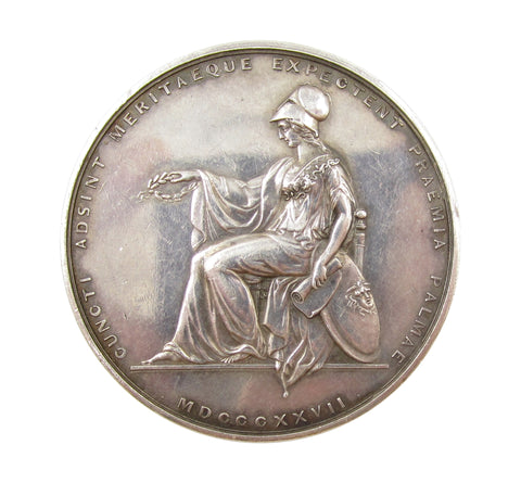 1827 University College London 45mm Silver Prize Medal