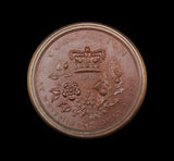 1821 George IV Coronation & Chronology Of Sovereigns Medal Box With Roundels