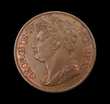 Ireland George III 1823 Hibernia Penny - EF