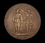 Germany 1936 Graff Zeppelin 112mm Medal - By Goetz