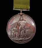 1881 Anniversary Of The Volunteer Movement 64mm Bronze Medal - Named