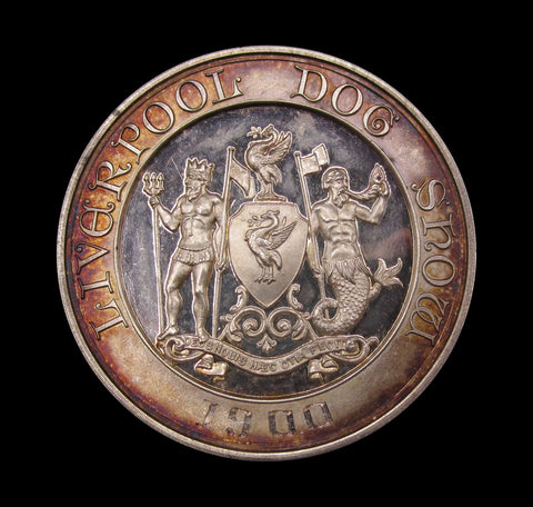 1900 Liverpool Dog Show 45mm Silver Medal