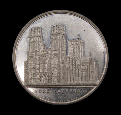 c.1850 York Cathedral 61mm Medal - By Davis