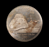 1969 Apollo 8 Journey Round The Moon 38mm Silver & Bronze Medal Set