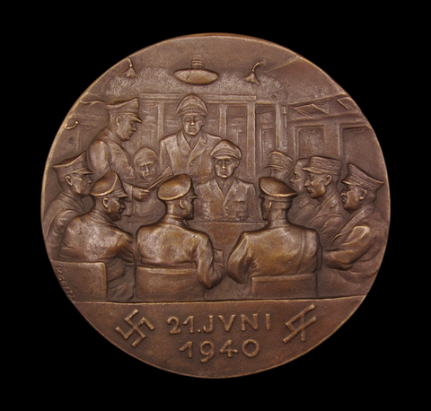 Germany 1940 Franco-German Armistice 119mm Medal - By Goetz