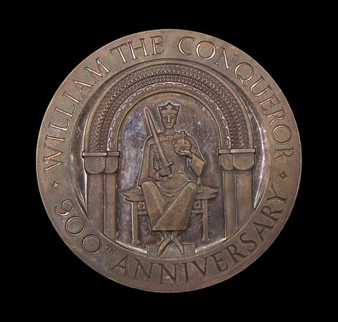 1966 Battle Of Hastings Anniversary 57mm Silver Medal - Spink & Son