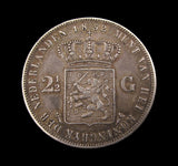 Netherlands 1852 Wilhelm III 2.5 Gulden - NEF