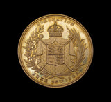 1902 Edward VII Coronation 39mm Silver Gilt Medal - By Carter