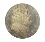 1902 Edward VII Coronation 55mm Silver Medal - Cased