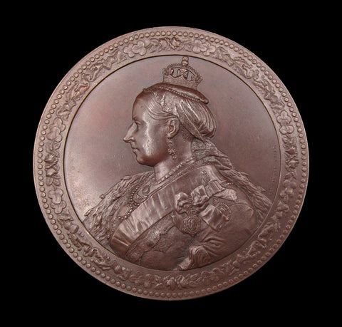 1882 Dedication Of Epping Forest Cased Pair Of 76mm Bronze Medals - By Wiener