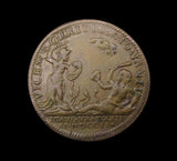 1702 Coronation Of Queen Anne 25mm Bronze Medal