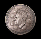 Rhodesia 1965 Independence 38mm Silver & Bronze Cased Medal Pair