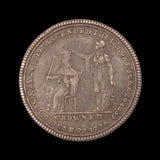 1838 Queen Victoria Coronation 25mm Silvered Medal