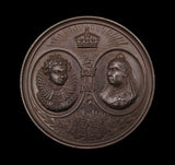 1888 Defeat of The Spanish Armada Tercentenary 45mm Medal - By Carter