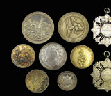 1889-1954 Set of 9 x Silver Horticultural Medals - To Sutton & Sons