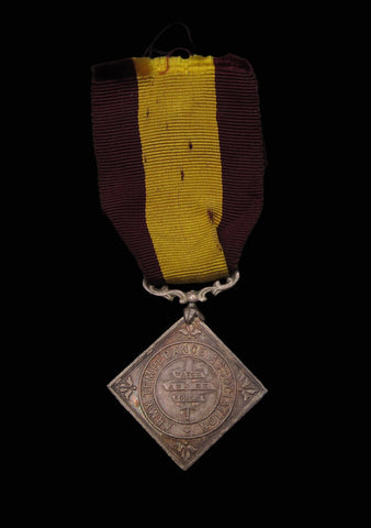 India Army Temperance Society Silver Medal - For 3 Years
