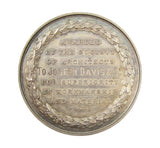 1886 Building Trades Exhibition 51mm Silver Medal - By Moore