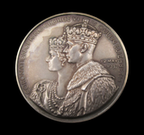 1937 George VI Coronation 57mm Silver Medal - Spink & Son