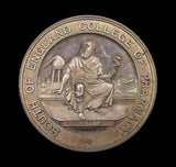 1913 South of England College of Pharmacy 51mm Silver & Bronze Medal Pair