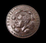 Rhodesia 1965 Independence 38mm Silver & Bronze Cased Medal Pair