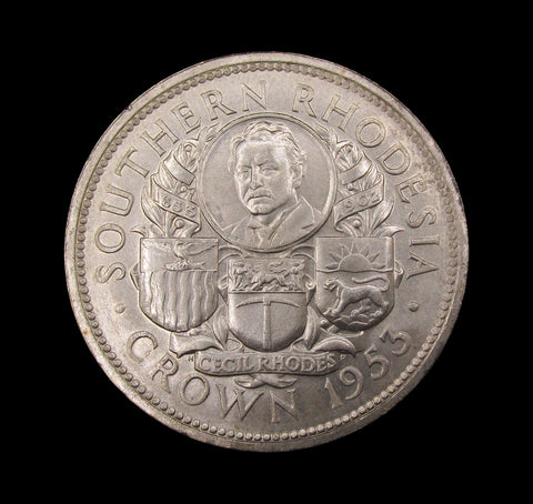 Southern Rhodesia 1953 Elizabeth II Crown - UNC