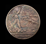 1965 Winston Churchill 'Very Well Alone' 39mm Silver Medal