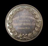 1913 South of England College of Pharmacy 51mm Silver & Bronze Medal Pair
