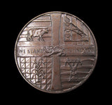 Rhodesia 1965 Independence 38mm Silver & Bronze Cased Medal Pair