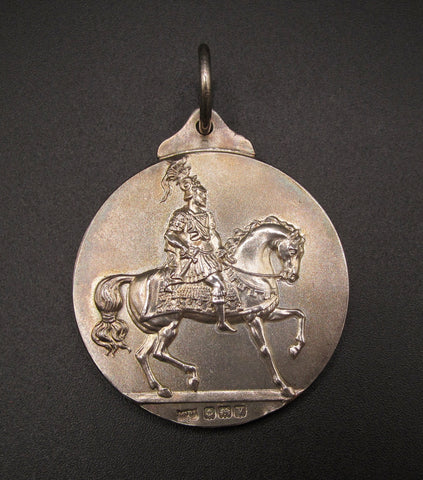 1922 Hackney Horse Society 44mm Silver Cased Medal