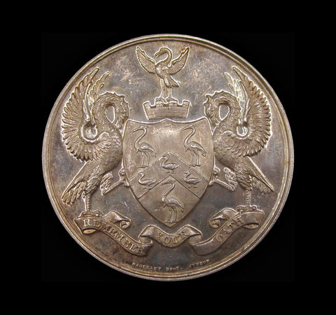 c.1910 Worshipful Company Of Poulters 44mm Silver Medal