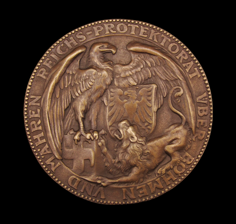 Germany 1939 Protectorate of Bohemia & Moravia 118mm Medal - By Goetz