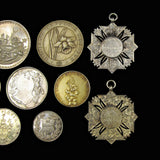 1889-1954 Set of 9 x Silver Horticultural Medals - To Sutton & Sons