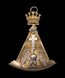 1910 Masonic Jewel of the Rose Croix 18th Degree of the Ancient & Accepted Scottish Rite