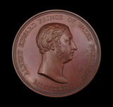 1856 Department Of Science & Art 55mm Silver Medal - With Presentation Book