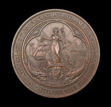 1886 Liverpool International Exhibition 51mm Bronze Medal - By Elkington