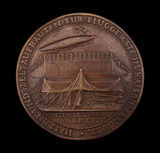 Germany 1911 First Use of Military Aircraft & Airships 97mm Medal - By Goetz